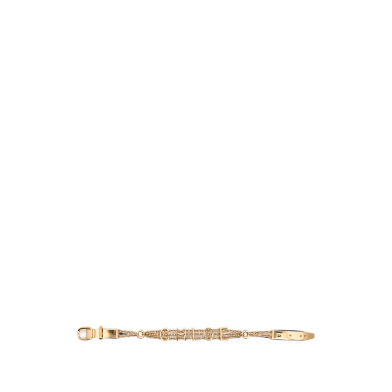 Bracciale Vintage Gold Con Pietra Bianca