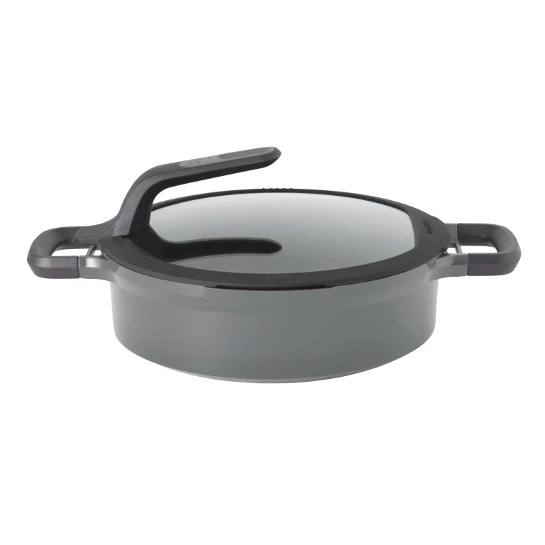 GEM 10.25" Stay-Cool Two-Handled Sauté Pan 4.1Qt., Gray