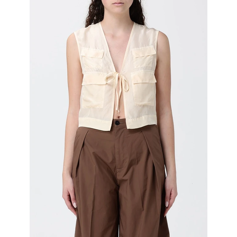 Waistcoat Woman color Butter (GLD55194124490)