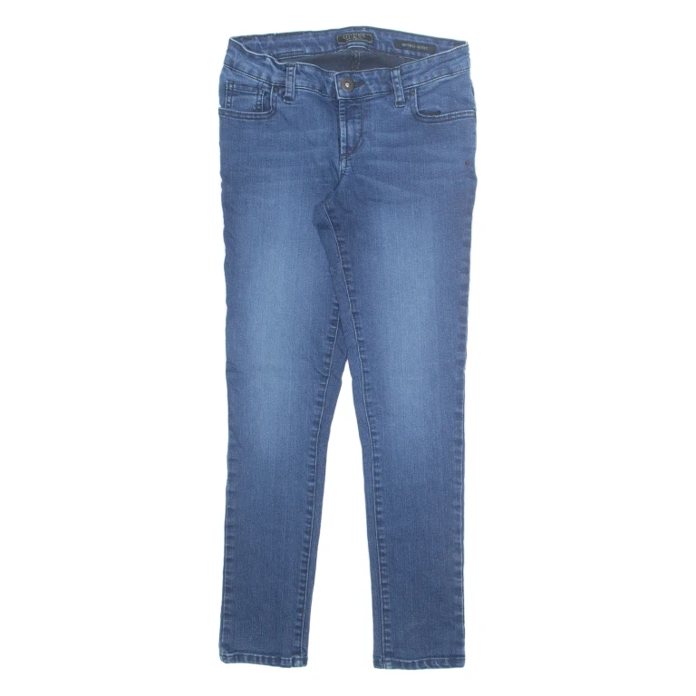 GUESS Womens Jeans Blue Regular Skinny Stone Wash W27 L27