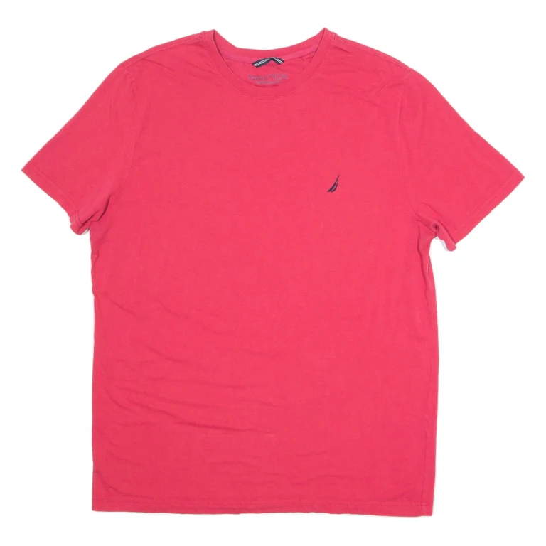 NAUTICA Mens T-Shirt Pink XL
