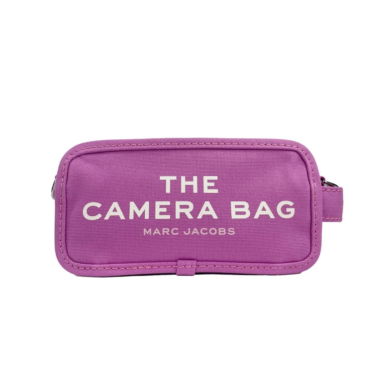 Marc Jacobs The Camera Bag Canvas Crossbody Silver - Women