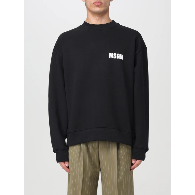 MSGM Sweatshirt Men color Black (3640MM12924700199)