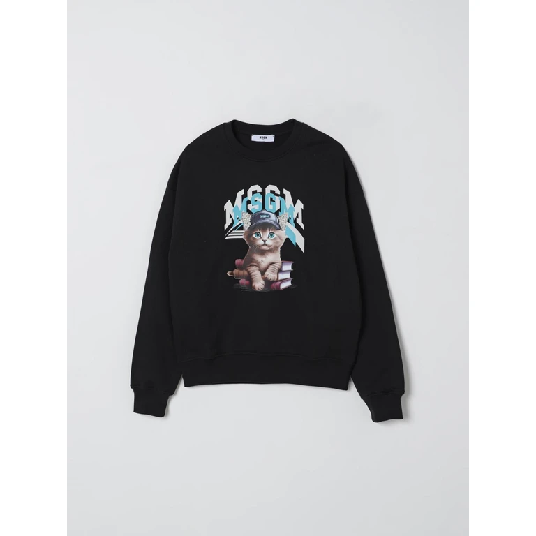 MSGM KIDS Sweater Kids color Black (F5MSJGSW125110)