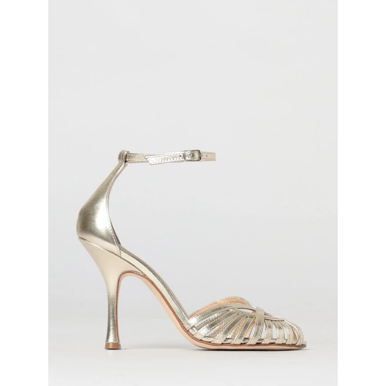 Heeled Sandal Woman color Platinum (3872PLATINO)