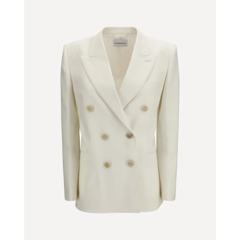 Giacca doppiopetto Givenchy in lana e mohair da donna, taglia 38
