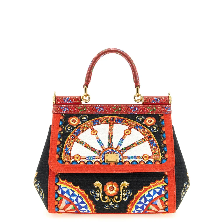 Dolce & Gabbana Multicolor Cotton Handbag Bag - Women