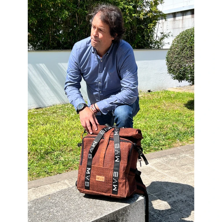 Xplorer Vegan Backpack for travel croco