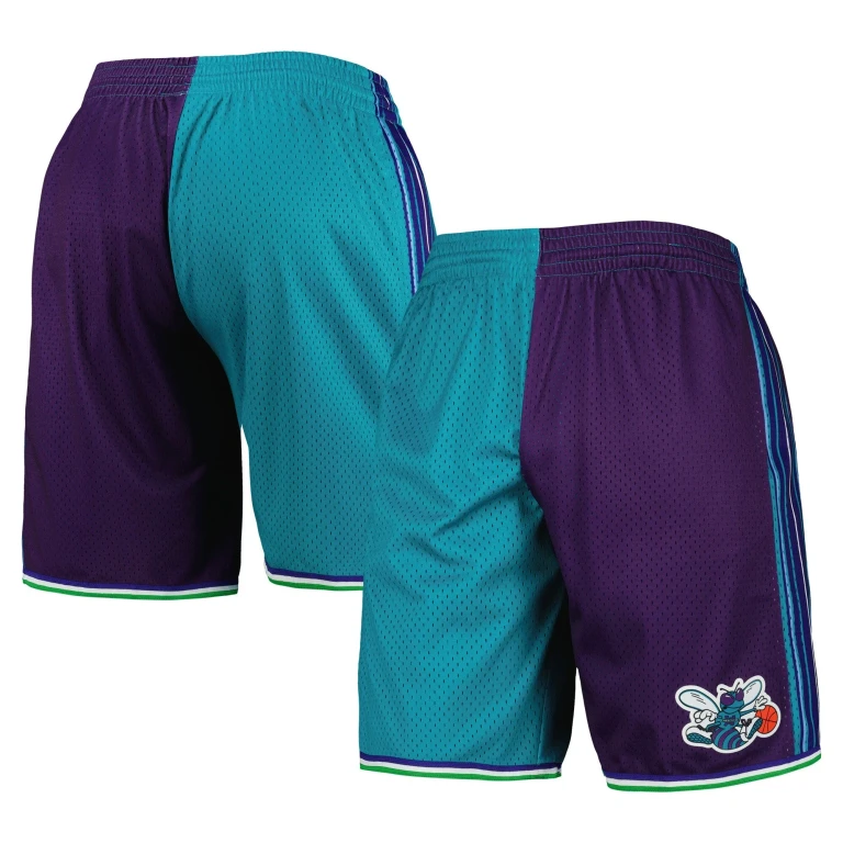 NBA Split Swingman Shorts Charlotte Hornets 1999