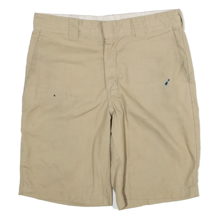 DICKIES Mens Workwear Shorts Beige Relaxed L W36