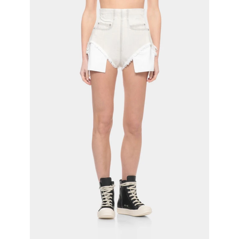 Dirt Cutoffs Shorts mit Reißverschluss