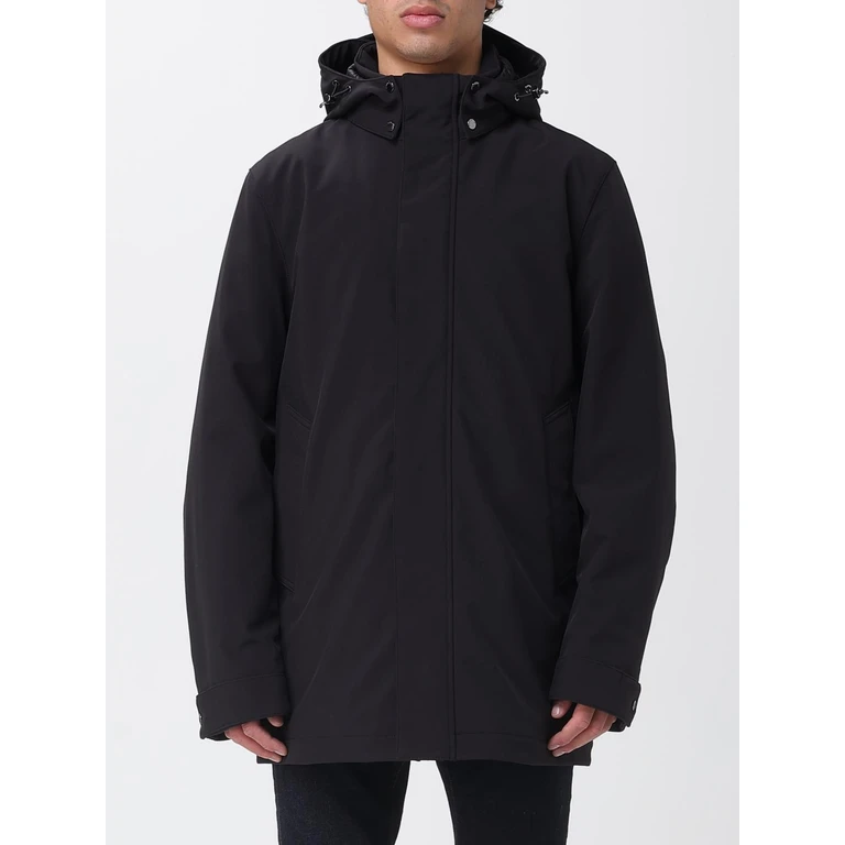Coat Men color Black (CFWOOU2017MRUT3496100)