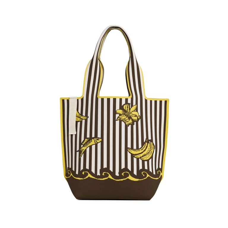 ALÉMAIS Mona Jacquard Shopper Tote Multi One Size