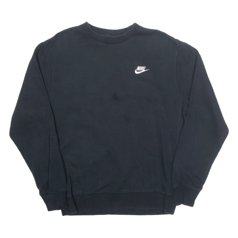 NIKE Mens Sweatshirt Black S