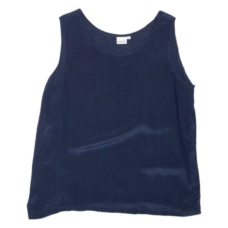 SPENGLER Womens Vest Blue L