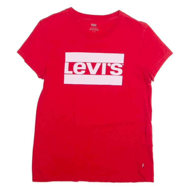 LEVI'S Mens T-Shirt Red S