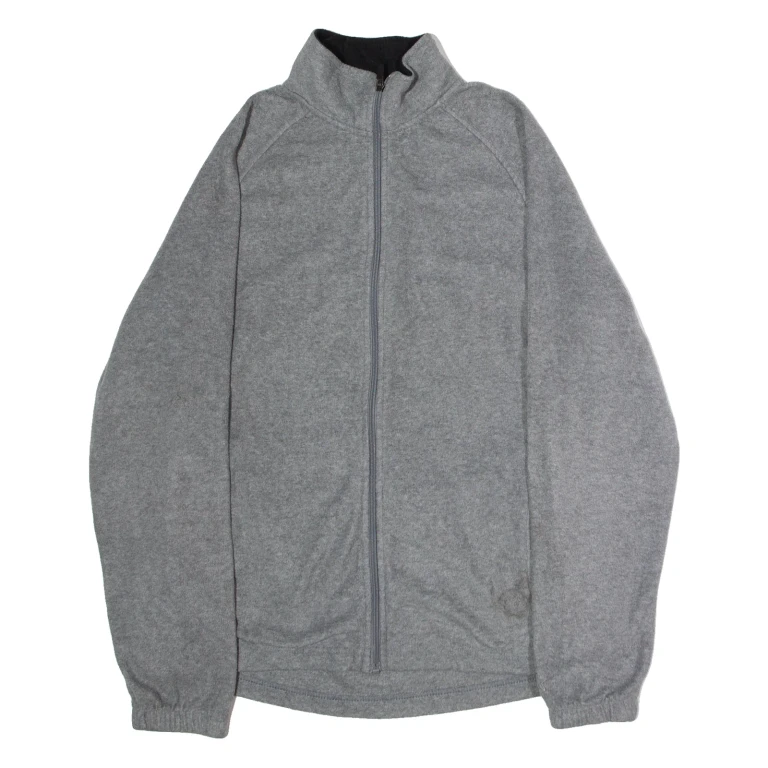STARTER Mens Fleece Jacket Grey M