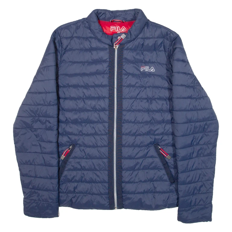 FILA Insulated Womens Puffer Jacket Blue M