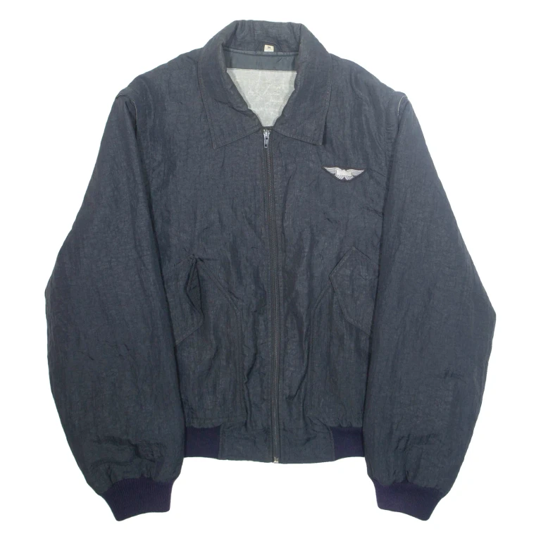 MASTER STYLE Mens Jacket Black Nylon M