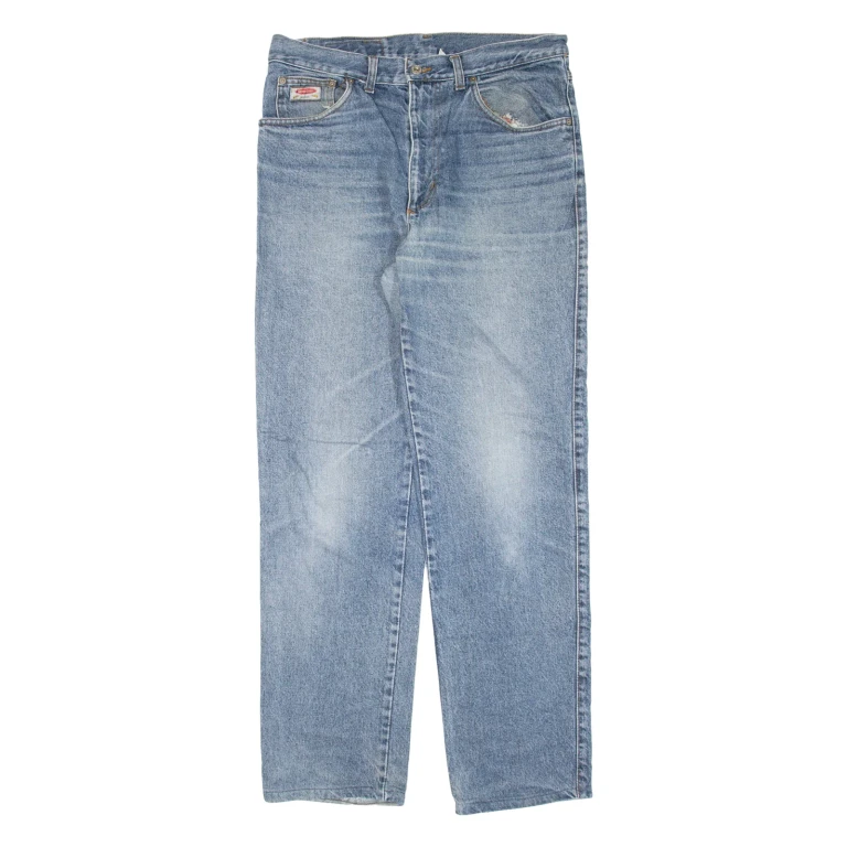 GENERAL COMPANY Mens Jeans Blue Regular Straight W34 L32
