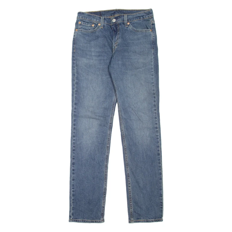 LEVI'S 511 Jeans Mens Blue Slim Straight Stone Wash W30 L32