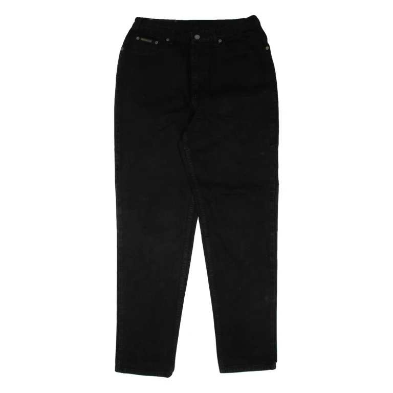 CALVIN KLEIN JEANS Missy Womens Jeans Black Regular Mom W30 L32