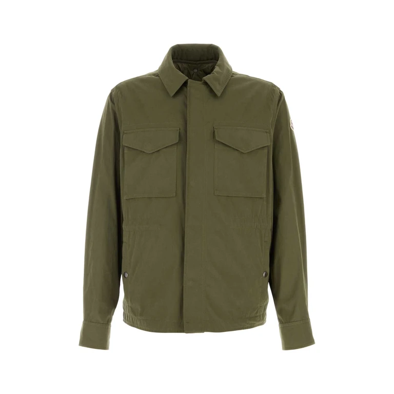 Army Green Polyester Blend Raquille Jacket 825 Giubbini - Men