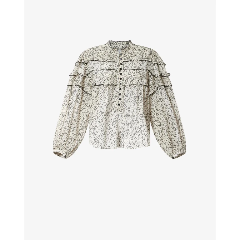 Haut / Top Doane - Femme - Écru Et Noir - Taille34 - Marant Étoile