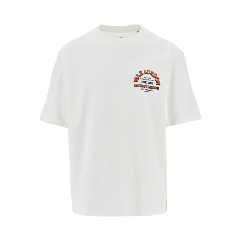 WAX LONDON Laundry print 'Milton' T-shirt Man S