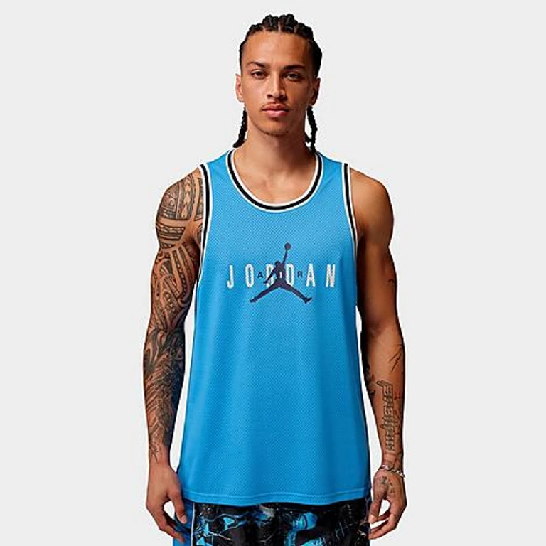 Nike Men's Jordan Brooklyn Mesh Jersey in University Blue/Midnight Navy Size: XS