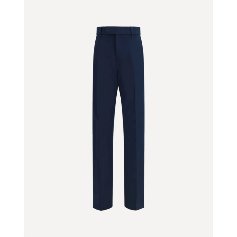 FERRAGAMO Cotton and cashmere chinos Pants Male 50