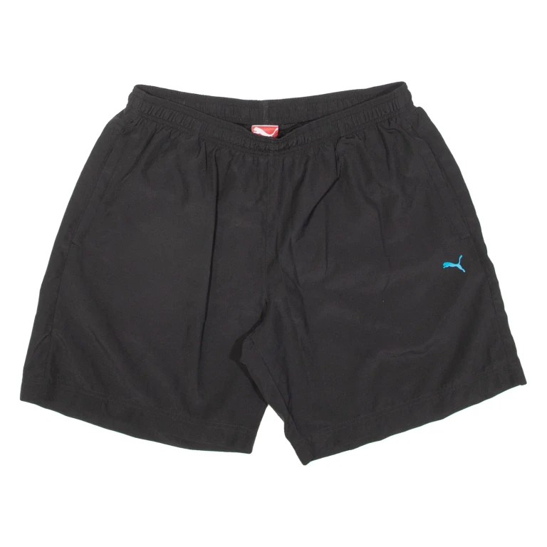 PUMA Mens Sports Shorts Black L W30