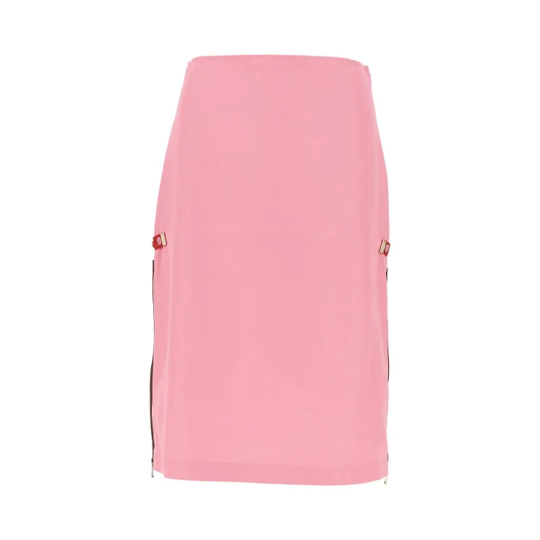 Fendi Midi-Rock aus technischer Viskose