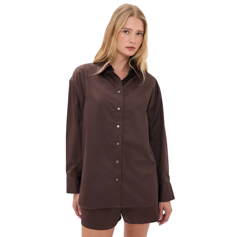 The Everything Shirt Chocolate L