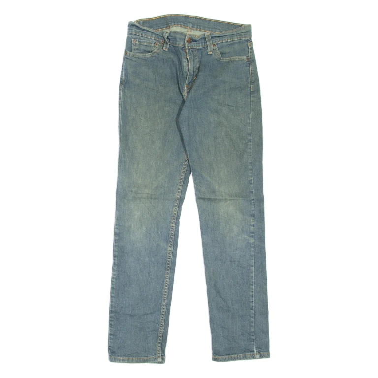 LEVI'S 511 Jeans Mens Blue Slim Straight Stone Wash W29 L30