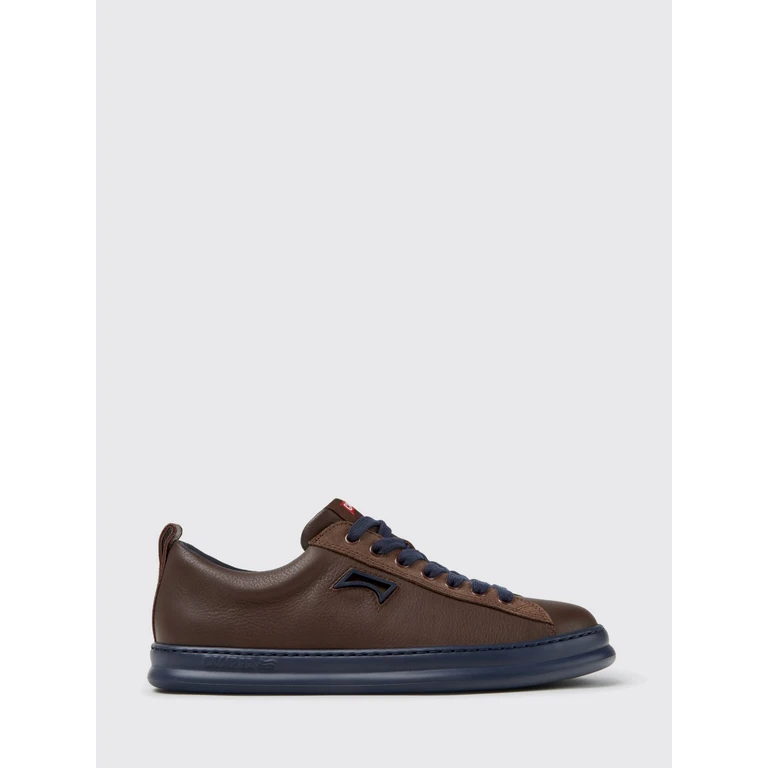 Runner Low-Top Sneakers in Natural Grained Leather with XL Extralight Sole (K101052-014RUNNER0)