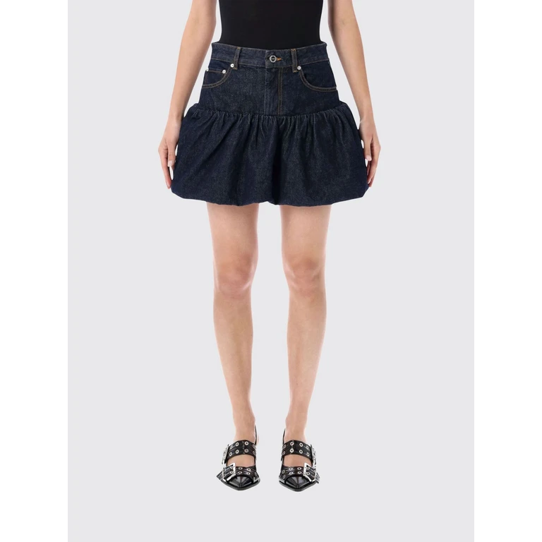 Skirt Woman color Denim (A1090097077)