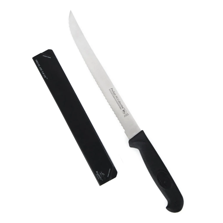 Essentials Stainless Steel Serrated Utility Knife, 8"