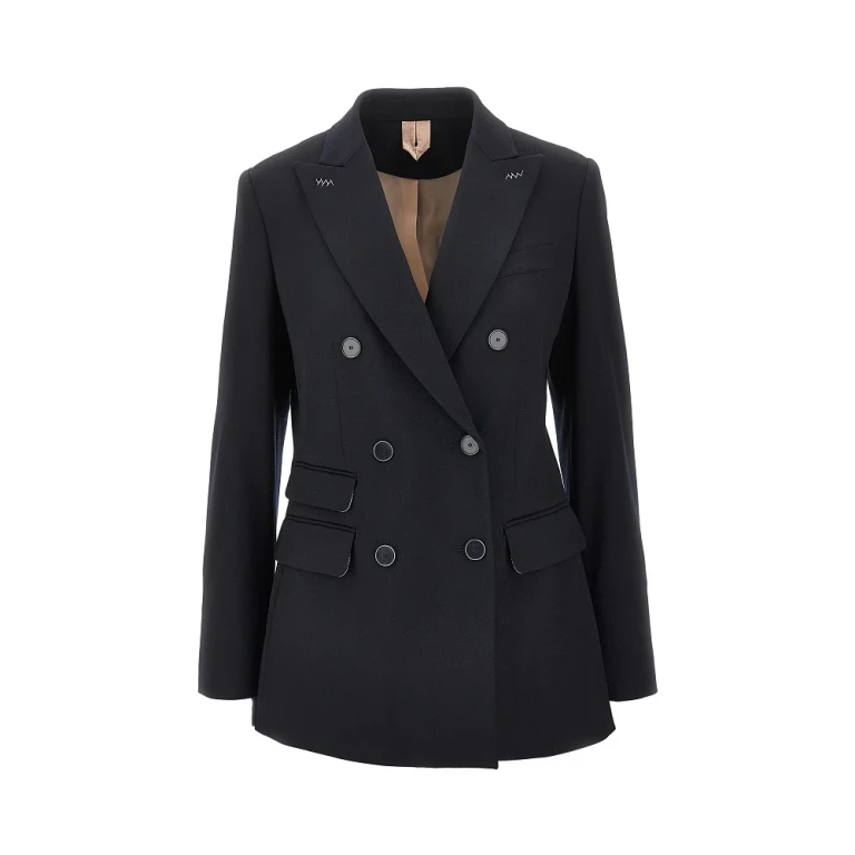 MAX MARA Gabardine double-breasted tailored jacket Woman 42