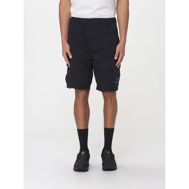 C. P. COMPANY Shorts Men color Black (20CMBE031A005904G999)
