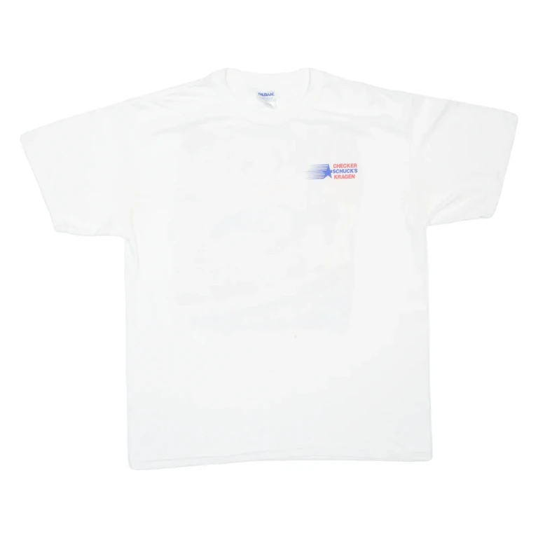 GILDAN Mens T-Shirt White L
