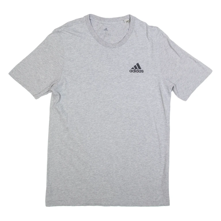 ADIDAS Mens T-Shirt Grey S
