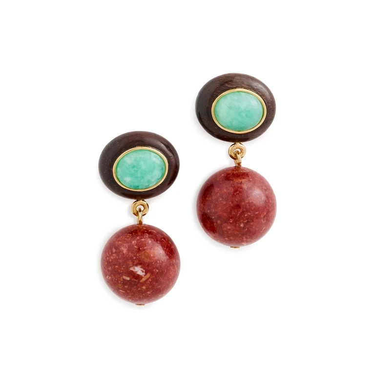 Lizzie Fortunato Laurel Earrings Multi One Size
