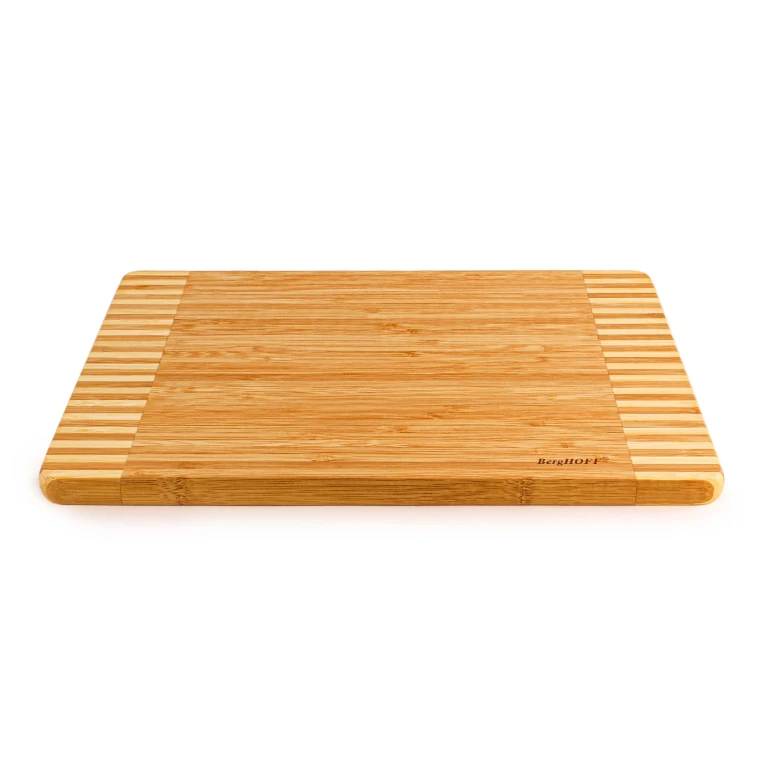 Bamboo 13" x 9" Rectangle Cutting Board, Two-Toned Stripe