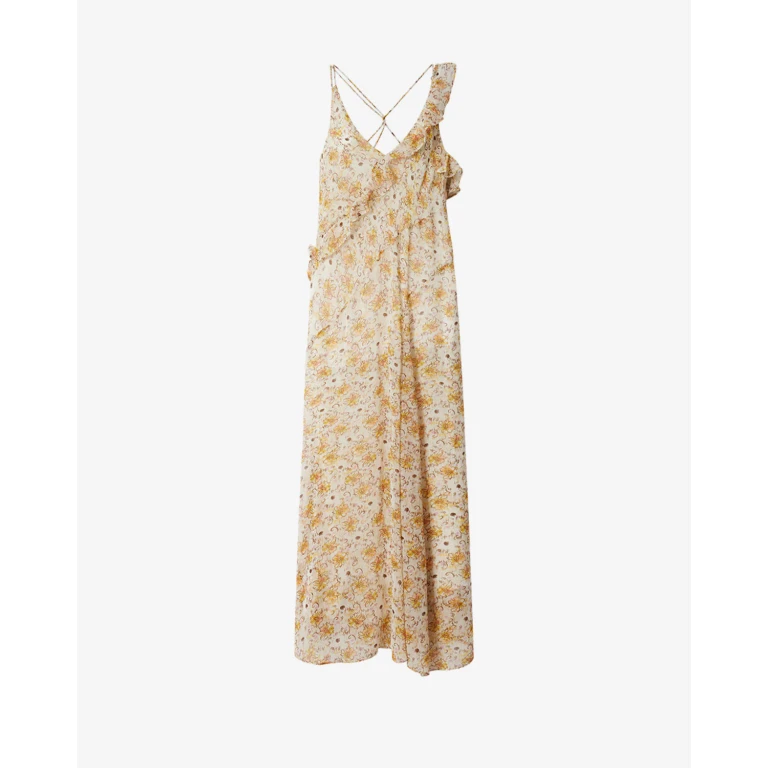 Robe Luxie - Femme - Clair Jaune-écru - Taille34 - Marant Étoile
