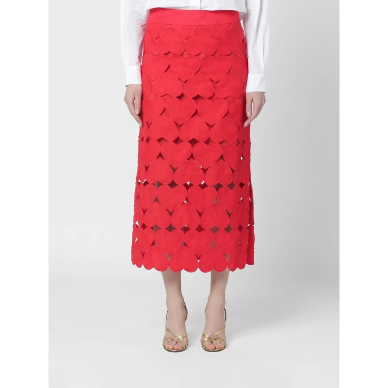 Skirt Woman color Red (344513L0028)
