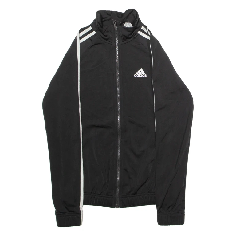 ADIDAS Womens Track Jacket Black XS