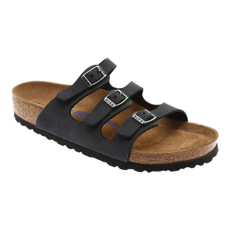 Florida Soft Footbed Oiled Leather Black