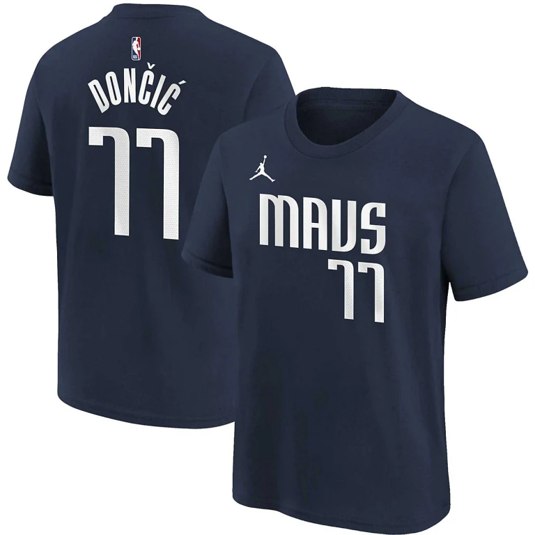 Youth NBA Mavericks 'Doncic 77' 22 Statement N & N T-Shirt T-Shirts