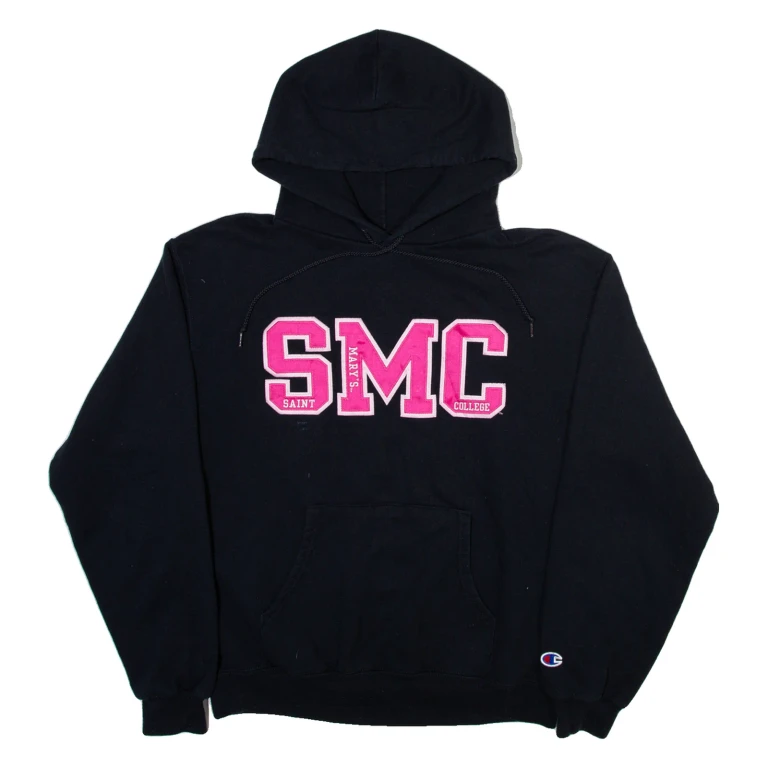 CHAMPION Saint Mary's College Womens Black Hoodie USA M